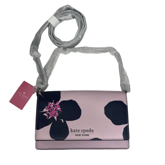 Last Chance…Kate Spade New York Cameron Grand Flora Convertible Crossbody pink - Picture 6 of 16